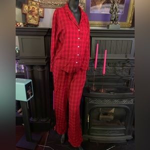 Victoria’s Secret Red Plaid Pajama Set
